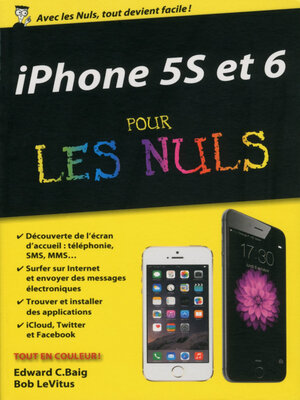 cover image of iPhone 5S et 6 pour les Nuls version poche
